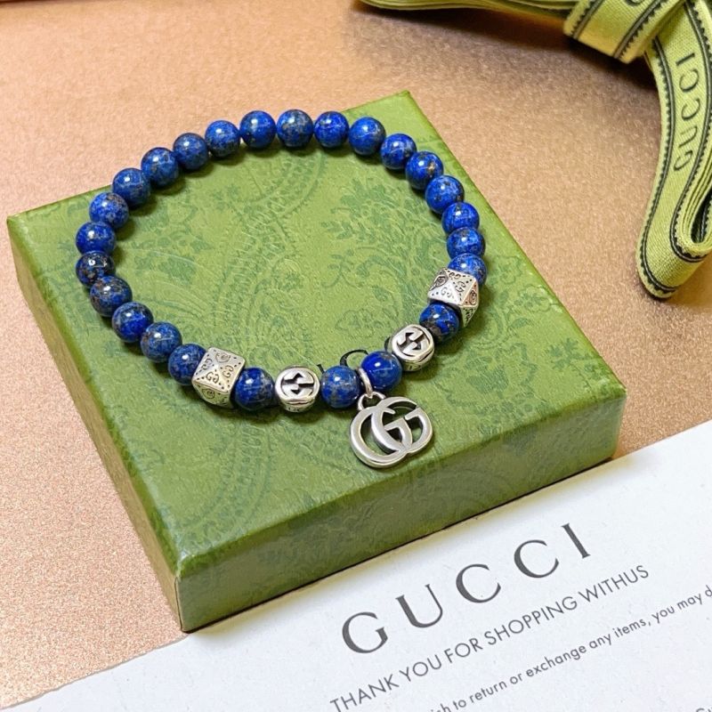 Gucci Silver and Agate Bracelet