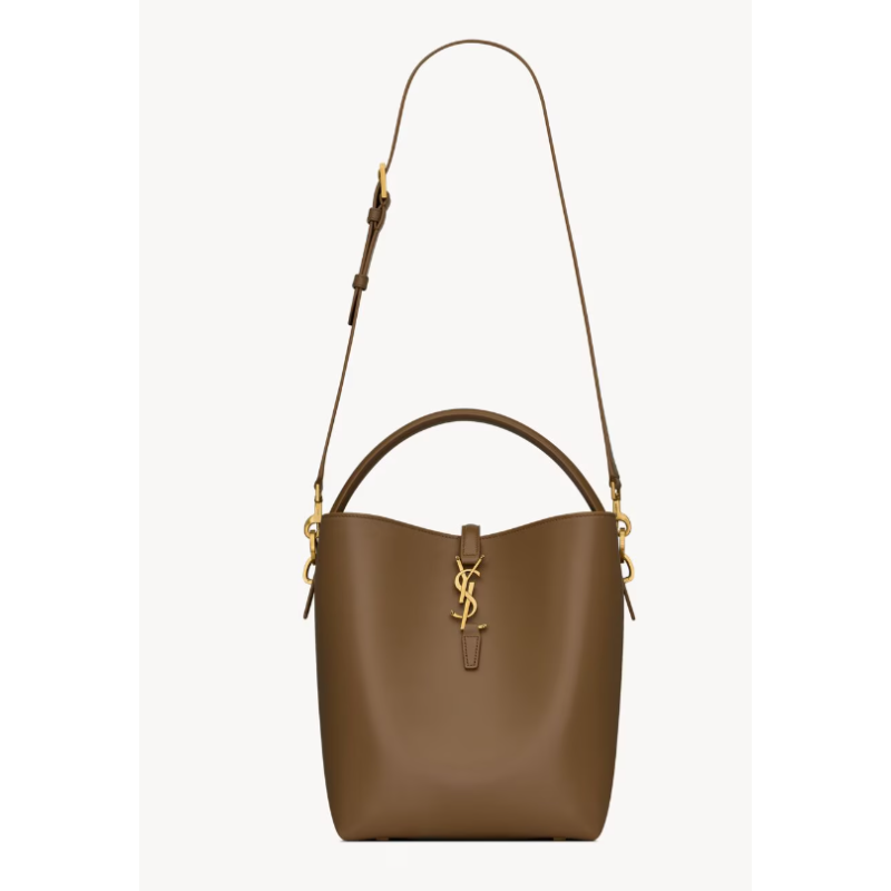 Saint Laurent LE 37 in Shiny Leather-Dark Cork