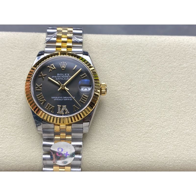 Rolex Lady Datejust 28mm, 31mm, Oystersteel, Diamonds , 18k yellow gold