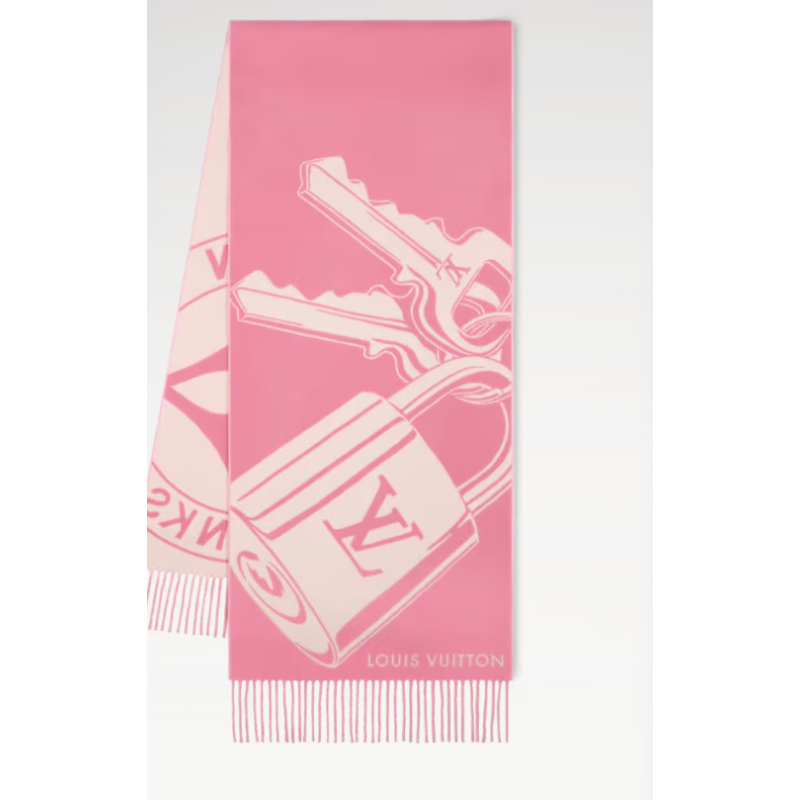LV Lock and Keys Scarf 