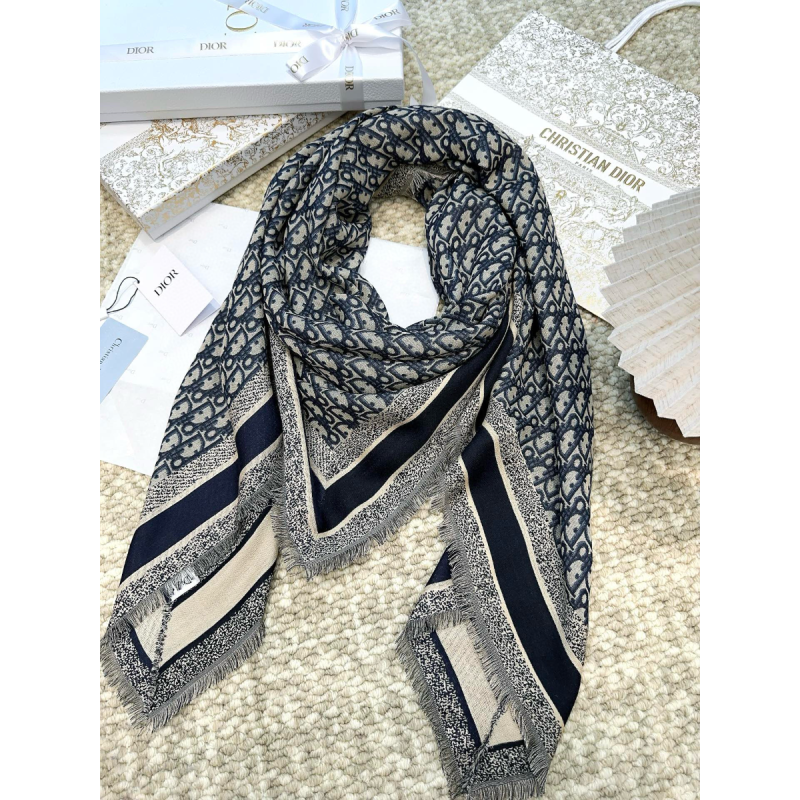 Dior Silk and Cashmere Shawl/Scarf